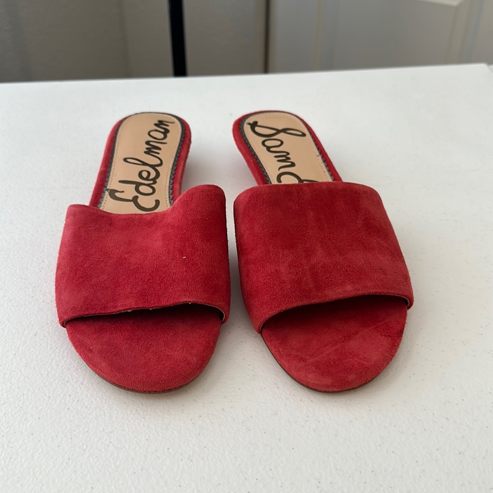 Suede Slides